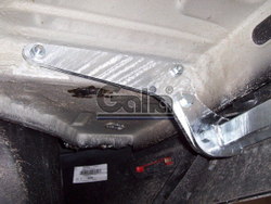 Фаркоп оцинкованный Galia D041A для Renault Duster 2010-2015, 2015-2019 2WD/4WD, Nissan Terrano 2014-(паспорт и сертификат в комплекте)(без электрики)