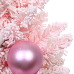 Елка декоративная «Нежность» 60 см, ПВХ с белым напылением (68 веток), Розовый