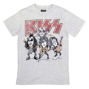 Футболка KISS (серая мульты)