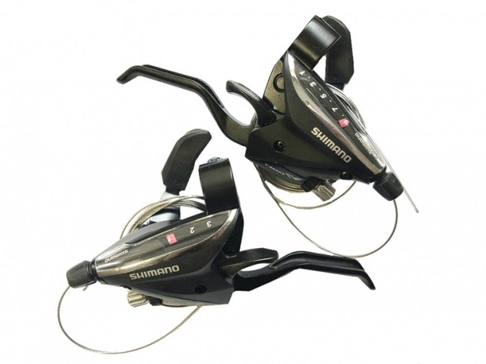 Шиф/Тор. р. Shimano Acera, EF65, лев/прав. 3х9ск. тр.+оплетка, черный
