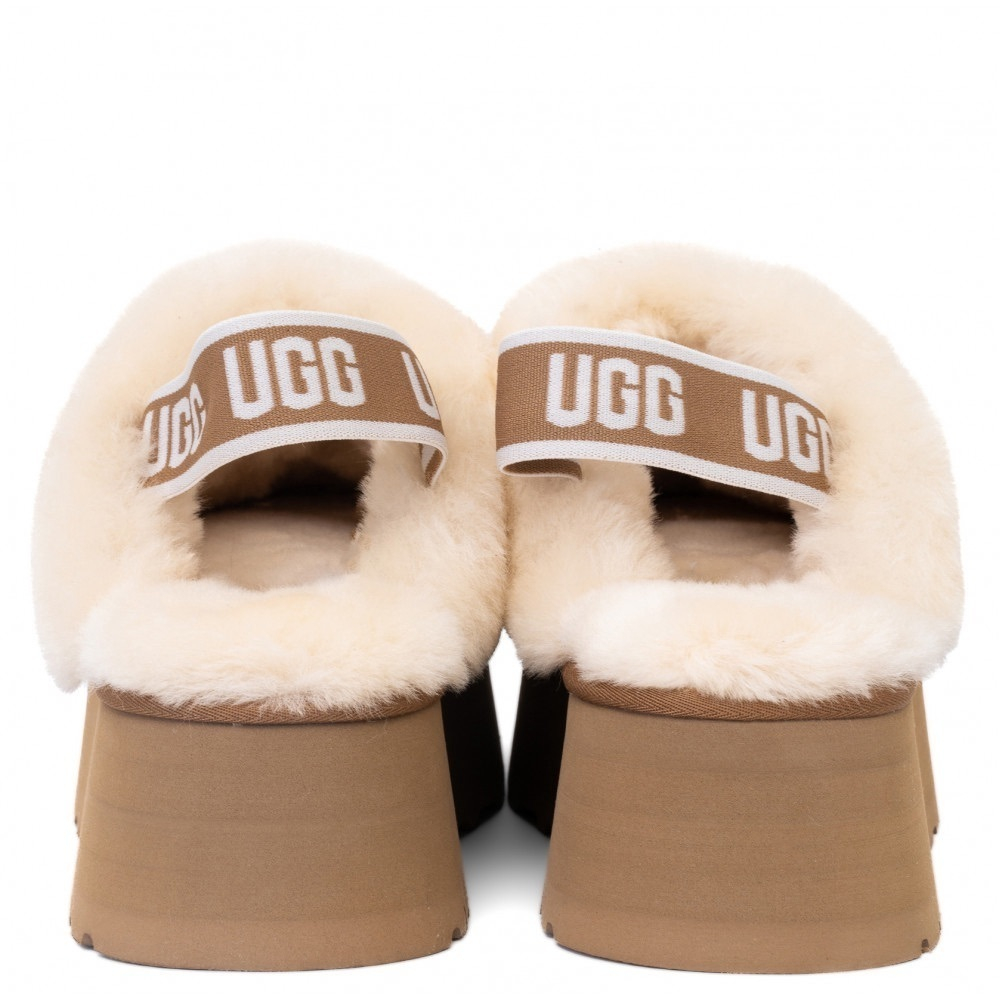 UGG Funkette Suede Platform Chestnut