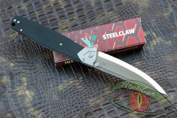 Складной нож STEELCLAW Baл-02 c клинком из стали D2, рукоять G10 / Stainless Steel