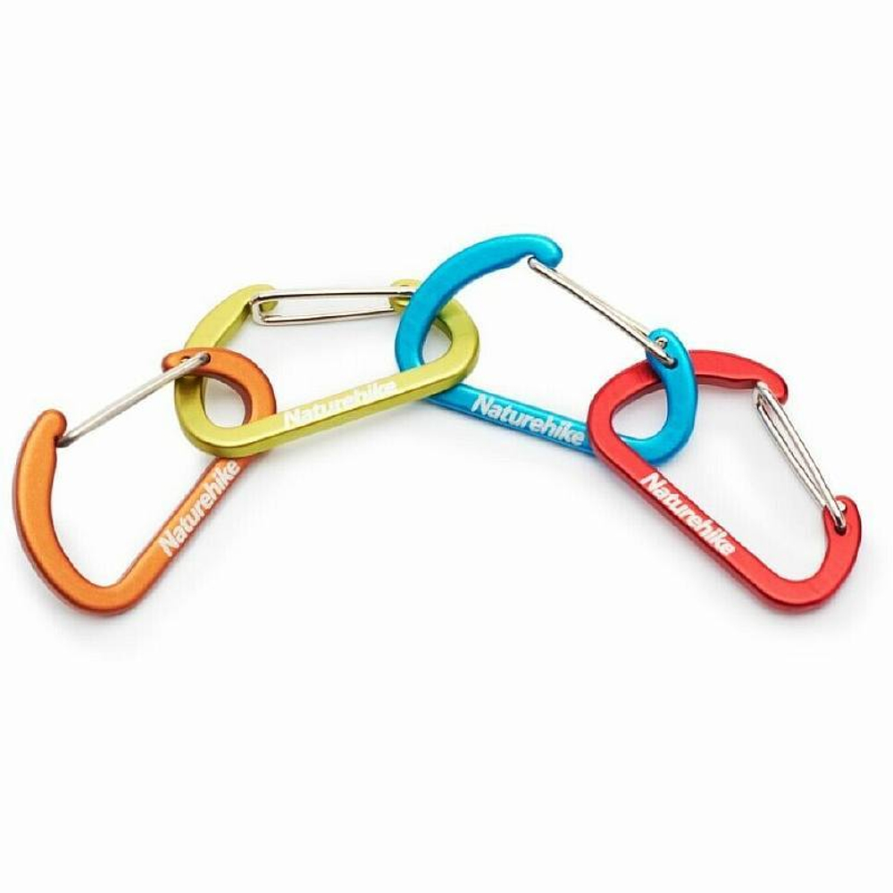 Карабин 2 шт. Naturehike NH15A004-H оранжевый