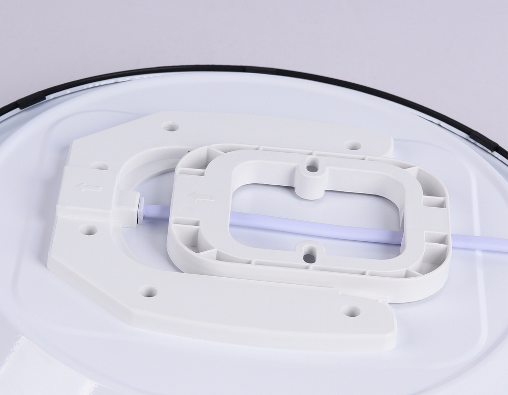 Потолочный светодиодный светильник FZ1235 BK черный IP44 48W 6400К D450*55 (Без ПДУ)