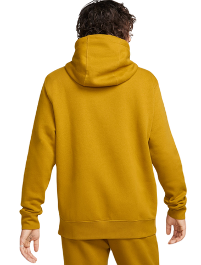 Мужская теннисная кофта Nike Swoosh M Club Hoodie FZ BB - bronzine/bronzine/white