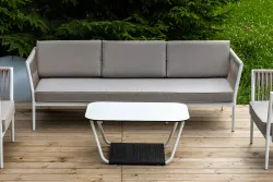 "Касабланка" лаунж-зона плетеная из роупа 5-местная, цвет бежевый