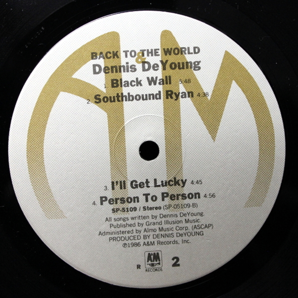 Dennis DeYoung / Back To The World (LP)
