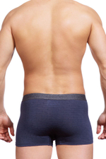 Классические трусы-боксеры из рибана (Размер: XXL) (Цвет: темно-синий)