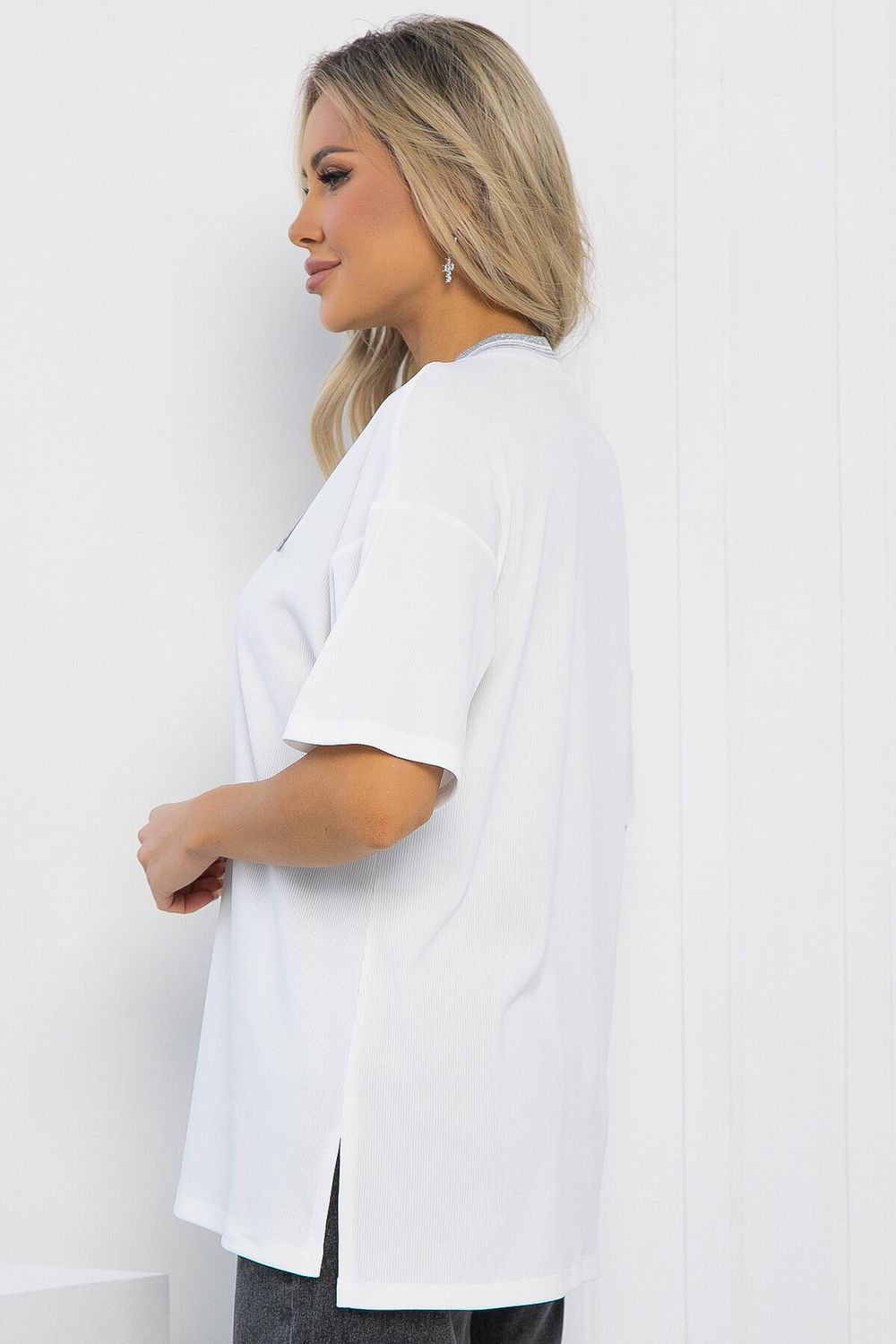 Футболка Ника (белая) Б12940-7М LT Collection