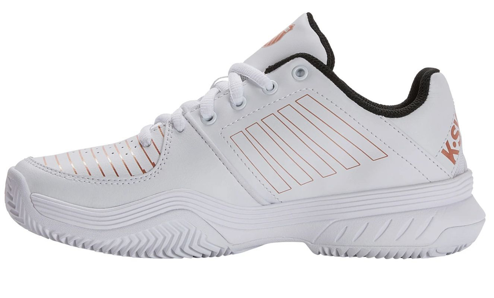 Женские теннисные кроссовки K-Swiss Court Express - white/black/rosegold