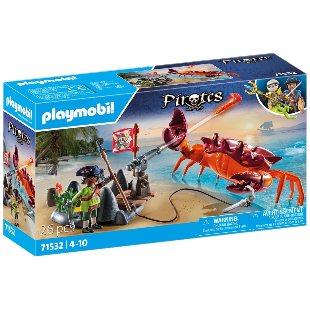 Playmobil - Pirates Борьба с огромным крабом 71532