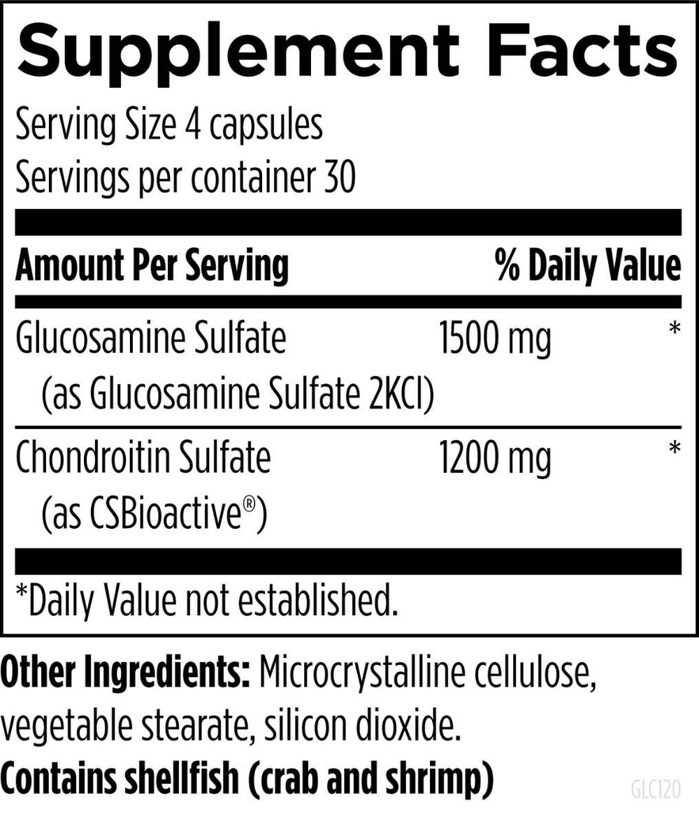 Glucosamine Chondroitin-120 capsules