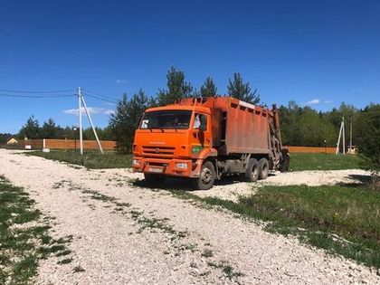 Вывоз мусора в «Усадьбе Романово» осуществляется с обустроенной площадки