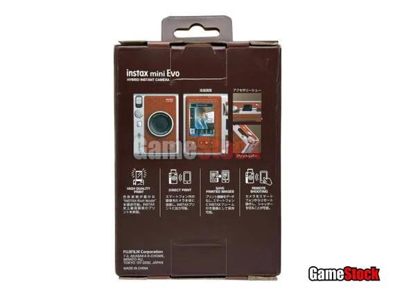 Фотоаппарат моментальной печати Fujifilm Instax Mini Evo Brown