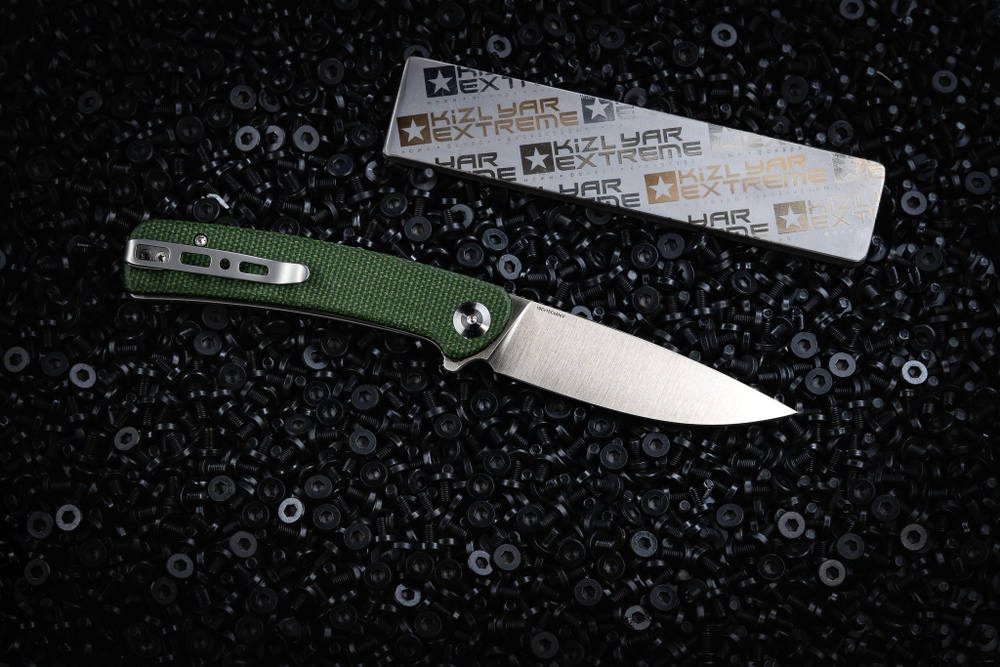 Нож SENCUT Neches сталь 10Cr15CoMoV рукоять Green Micarta