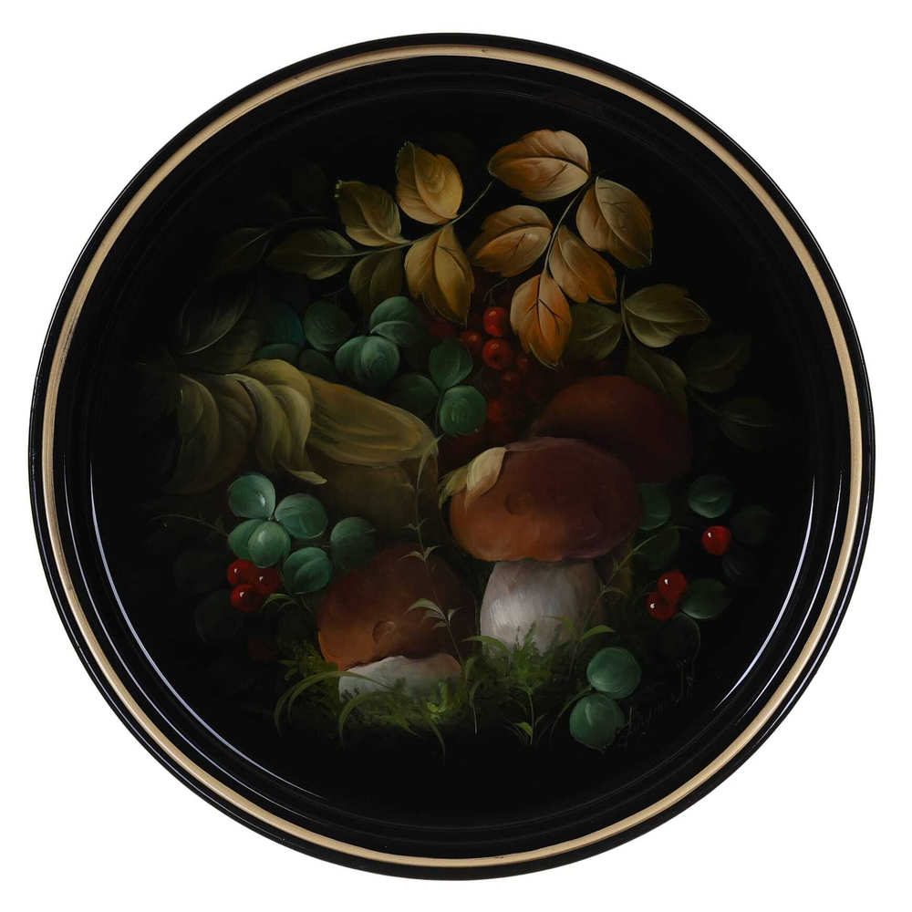 Zhostovo metal tray A9D17012543