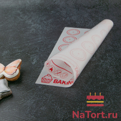 Коврик для Макаронс силиконовый усиленный, со стекловолокном, 27,5*27,5см