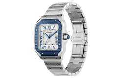 CARTIER SANTOS DE Automatic Mechanical Movement 100m Water Resistance Unisex Watch 39.8mm Silver Dial