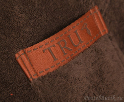 Элитный махровый халат Golf коричневый от Trussardi