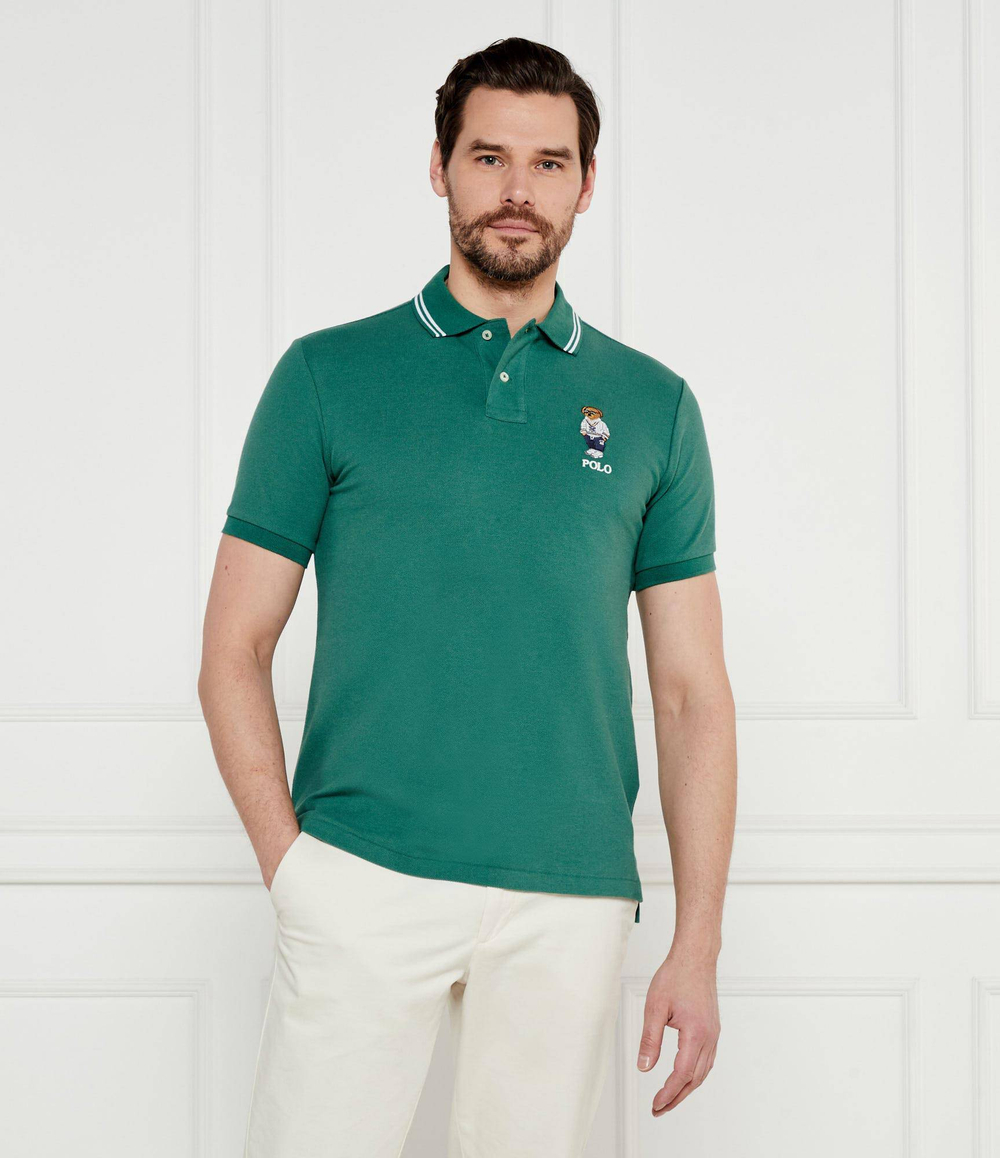 Поло POLO RALPH LAUREN - зеленый(710963817)