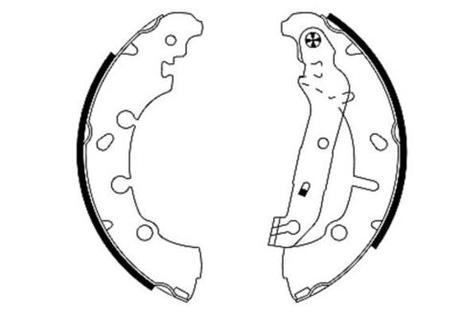 TEXTAR - 91057300-TET - Brake Shoe Set