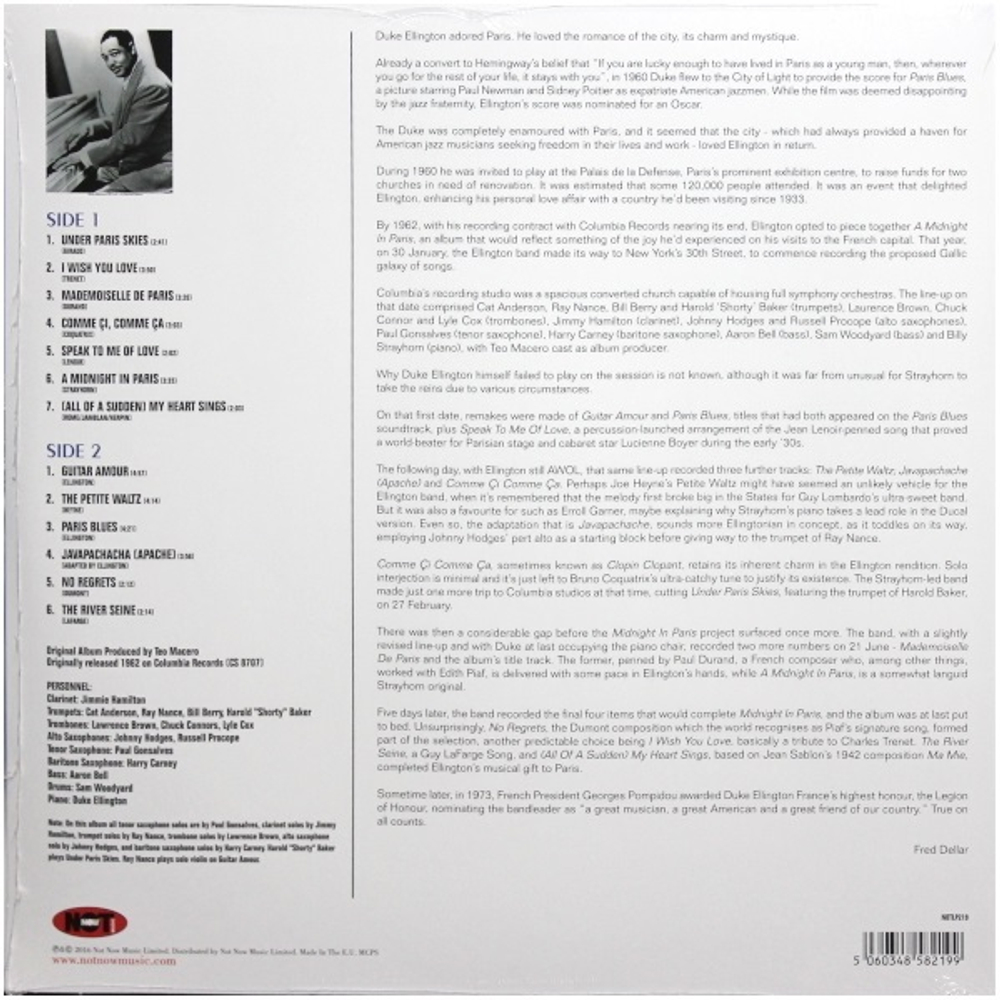 Duke Ellington And His Orchestra / Midnight In Paris (LP)