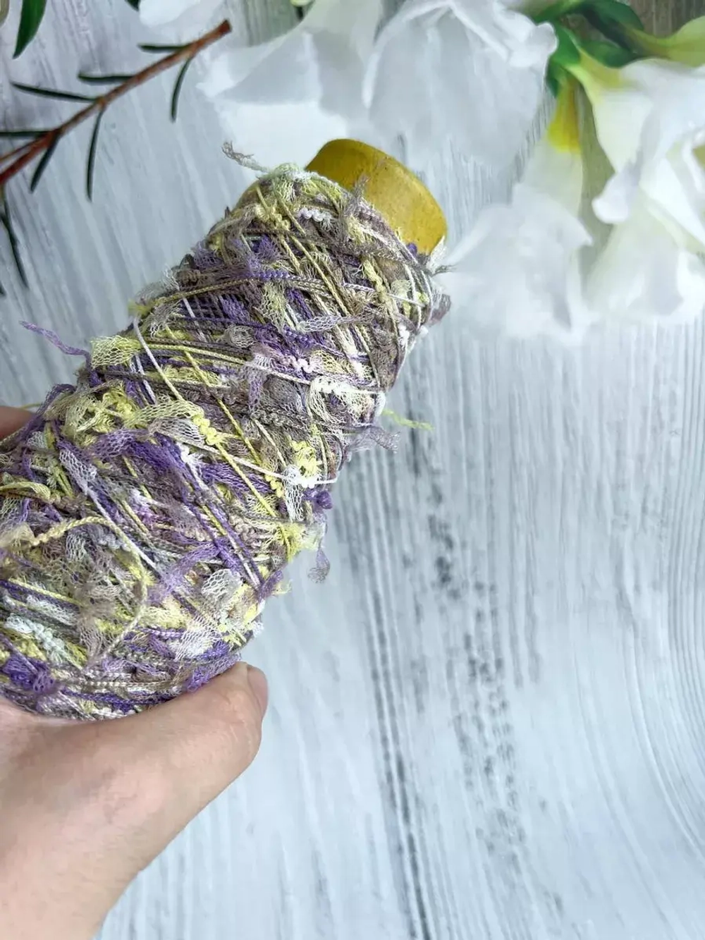 пряжа для вязания травка пушистая сетка