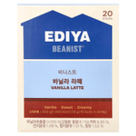 Ediya, Beanist®, ванильный латте, 20 стиков по 15 г (0,52 унции)
