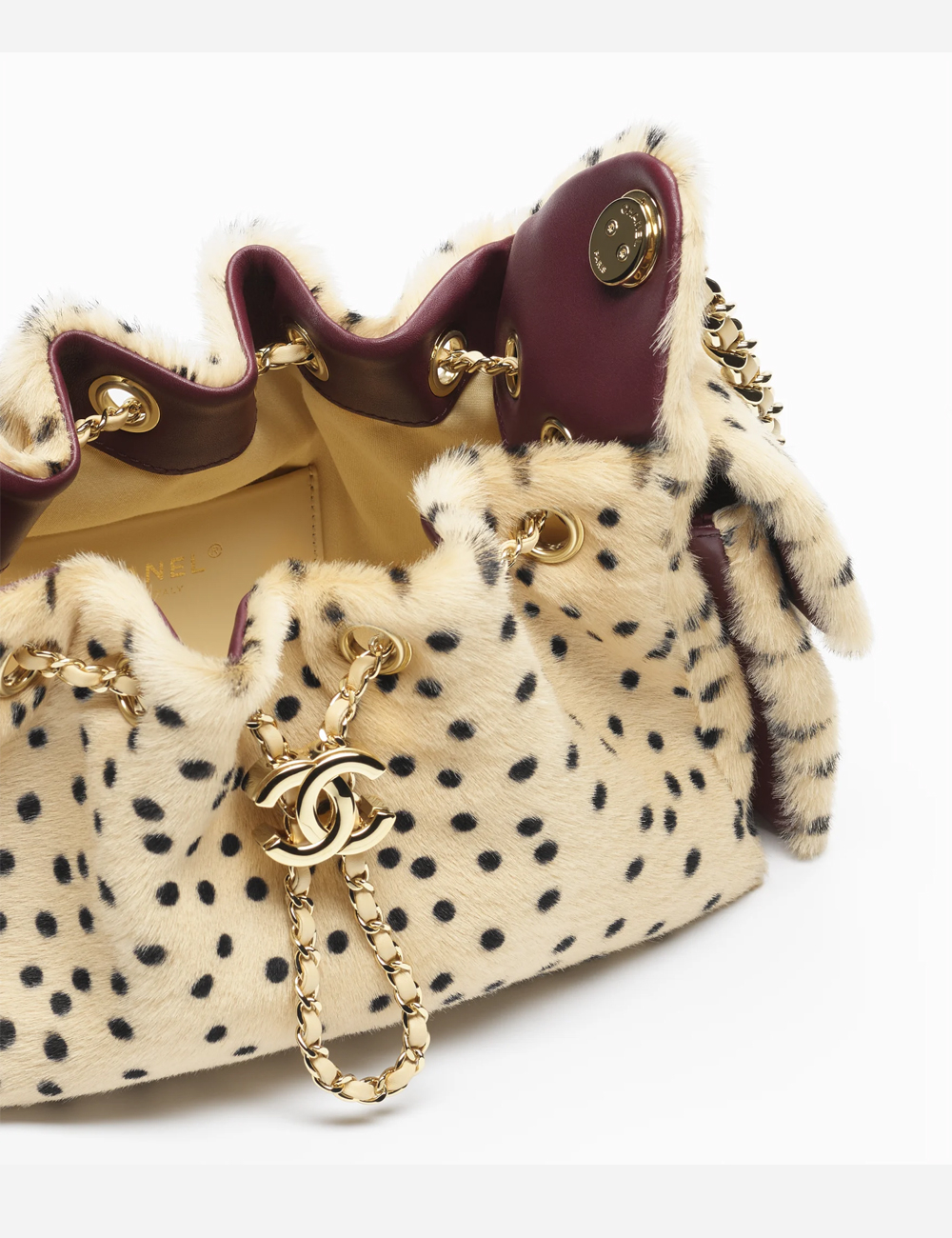 Сумка Chanel 25 Mini Handbag Suede Lambskin "Light Beige & Black"