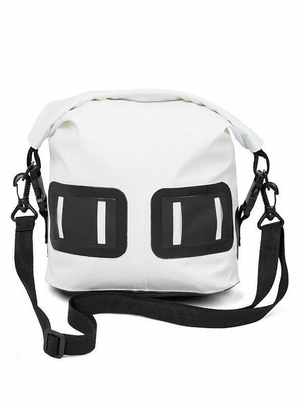 Гермосумка через плечо Sargan Скелетон-САП/Пляжка с доп.карманом 10 л белый