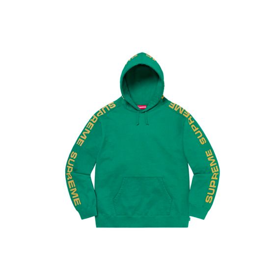 Supreme SS20 Week 10 Metallic Rib Hooded Sweatshirt