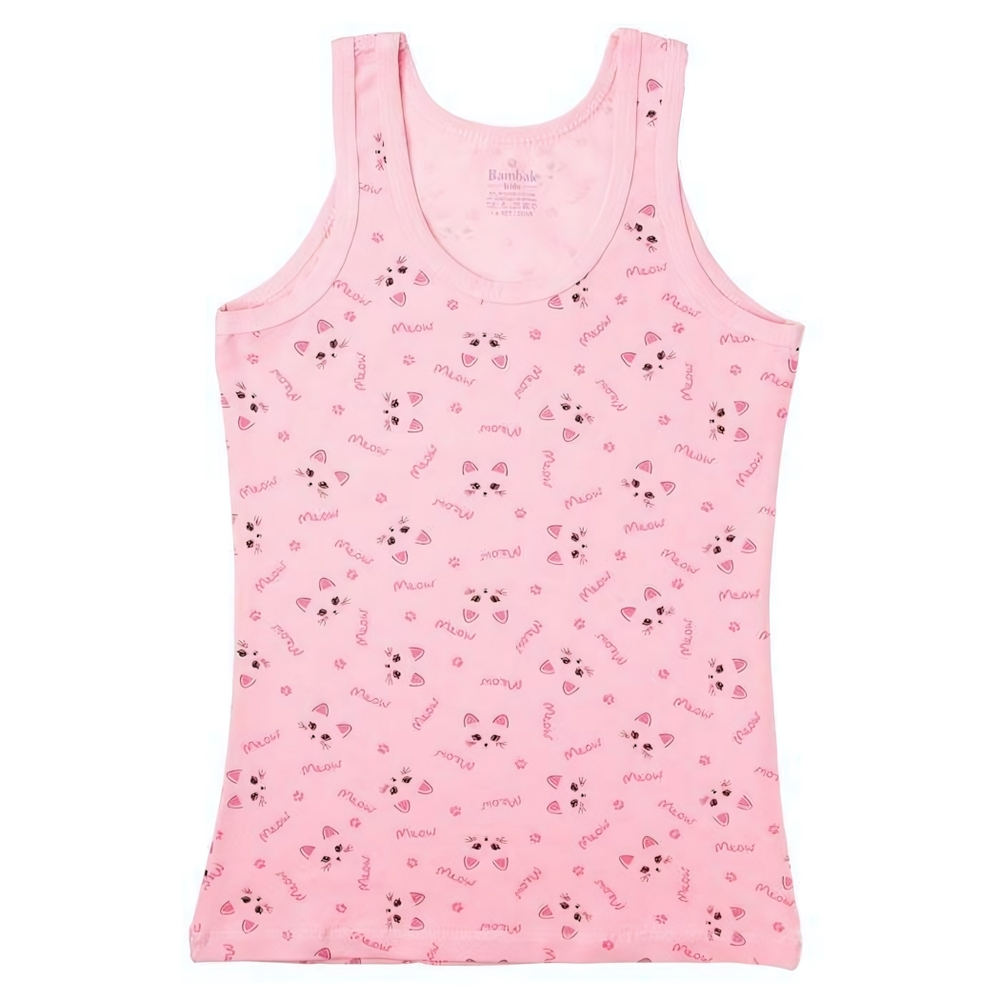 Майка д/девочки 105 р.122 в ассортименте (BaMbAk), 1 шт.