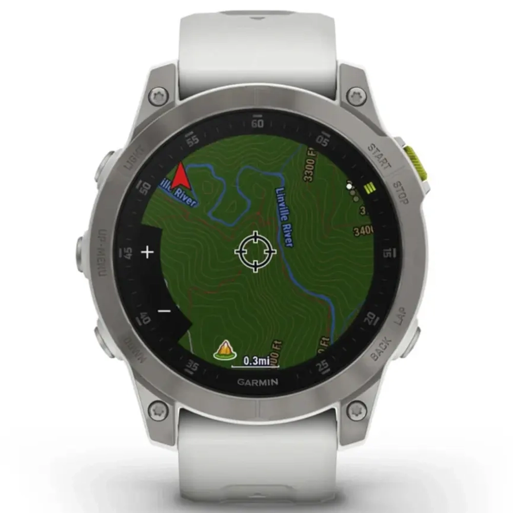 Умные часы Garmin Epix™ Gen 2 (010-02582-20) Sapphire - White Titanium