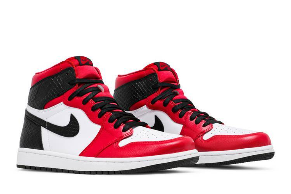 Кроссовки Jordan Air Jordan 1 High Og "Satin Red" (Женская размерная сетка)