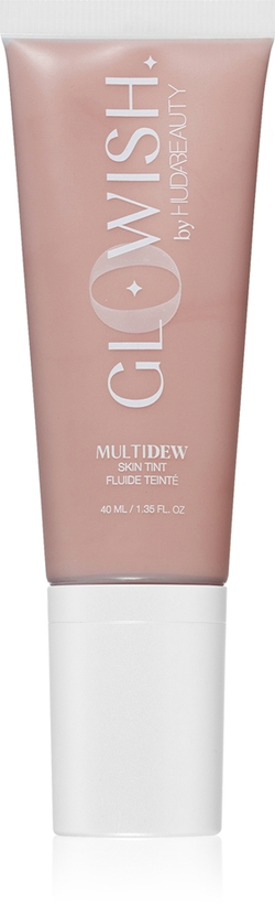 Huda Beauty MultiDew Skin Tint - Осветляющий тональный крем с увлажняющим эффектом, 40 ml