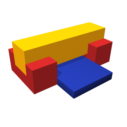 Мягкий спортивный модуль «Бревно»