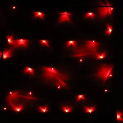 Гирлянда для дома 7,5м 80 ламп LED зелёный пров.,8 реж, IP-20, Красный