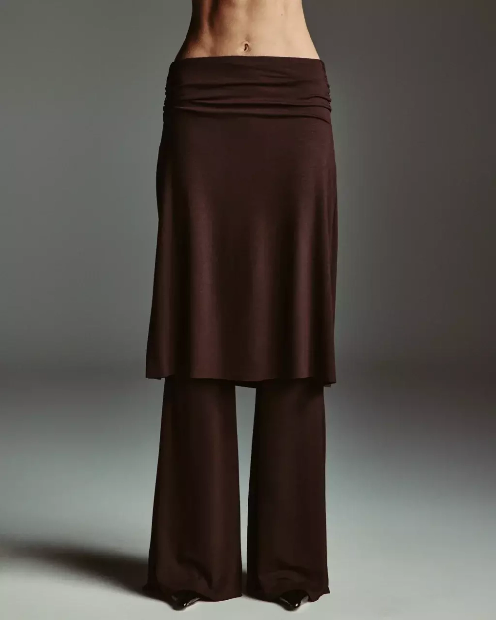 Юбка-брюки коричневые