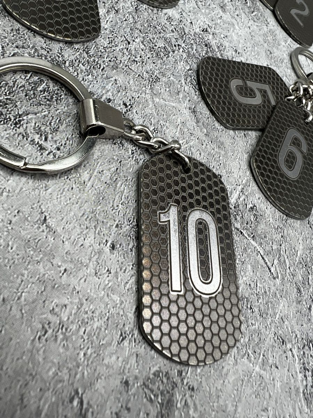 Номерки на ключи металлические