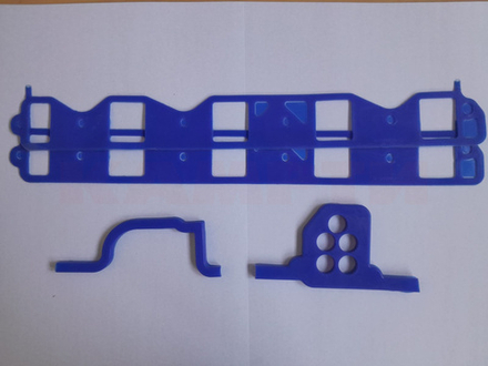Ремкомплект прокладок впускного коллектора (паука) ГАЗ-53 (4 шт.) (КАМРТИ) 53-1008000РК