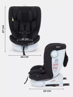 Автокресло RANT LB619 "DRIVE" isofix (Black) группа 0-1-2-3 (0-36 кг)