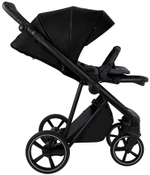 Детская коляска Roan Sol Vintage Leather 2.0 3 в 1 с автокреслом Pituso Santiso Pro Black SL/10/L Black/Black/руч.Черный