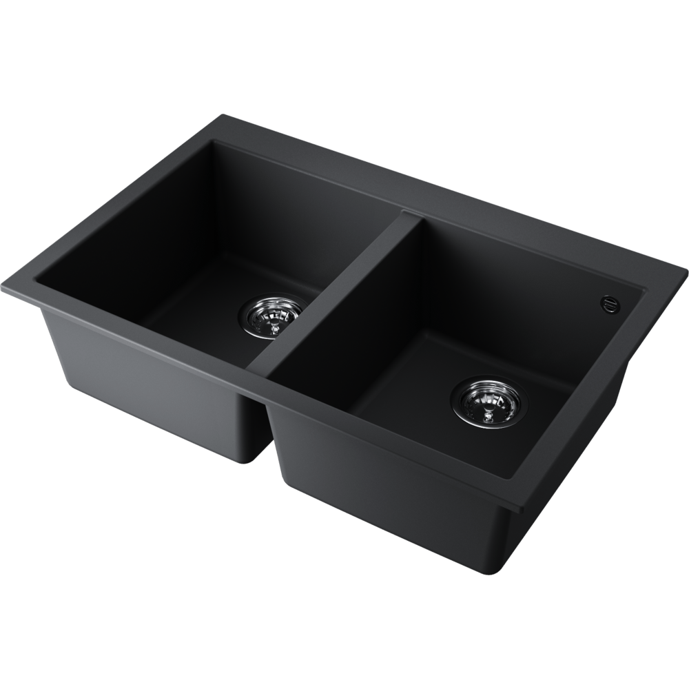 Мойка Omoikiri Bosen 80-2-BL Tetogranit/черный