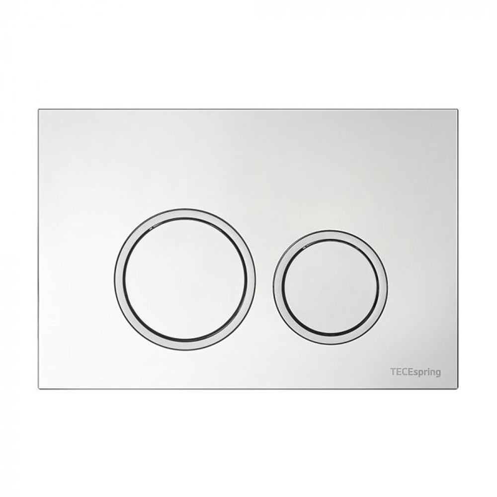 Инсталляция Tece Spring S955101 (S401101) для унитаза, комплект застенный модуль с механической кнопкой TECEspring R хром глянец, шумоизоляция, крепления