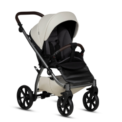 Tutis Коляска 2 в 1 UNO 5+ Leather Black Sesame