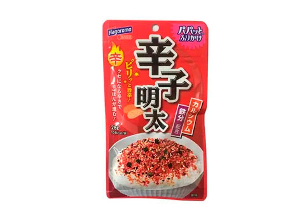 Приправа для риса Фурикакэ со вкусом соленой икры минтая и красного перца, 28г