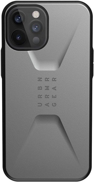 Чехол Uag Civilian для iPhone 12/12 Pro 6.1" серебро (Silver)