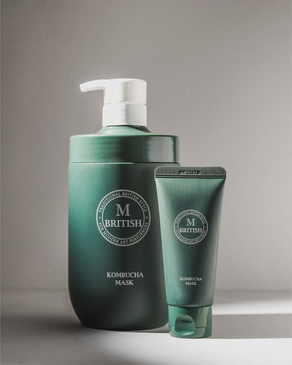 BRITISH M Kombucha - питательная и увлажняющая маска для волос /   50  ml  / GTIN 8809460210972