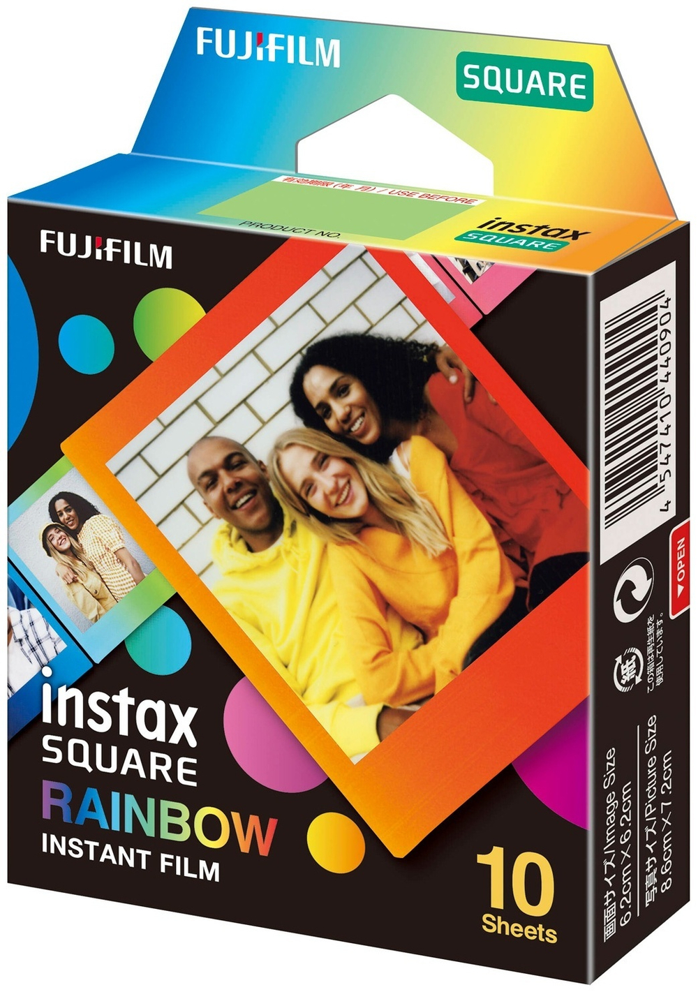 Фотопленка Fujifilm Square Rainbow 10 шт