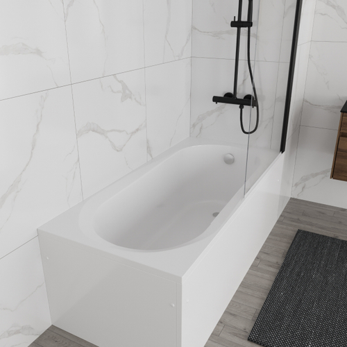 Ванна акриловая Vincea VBT-2B150-LG с ножками 1500*700*480, пристенная, цвет белый